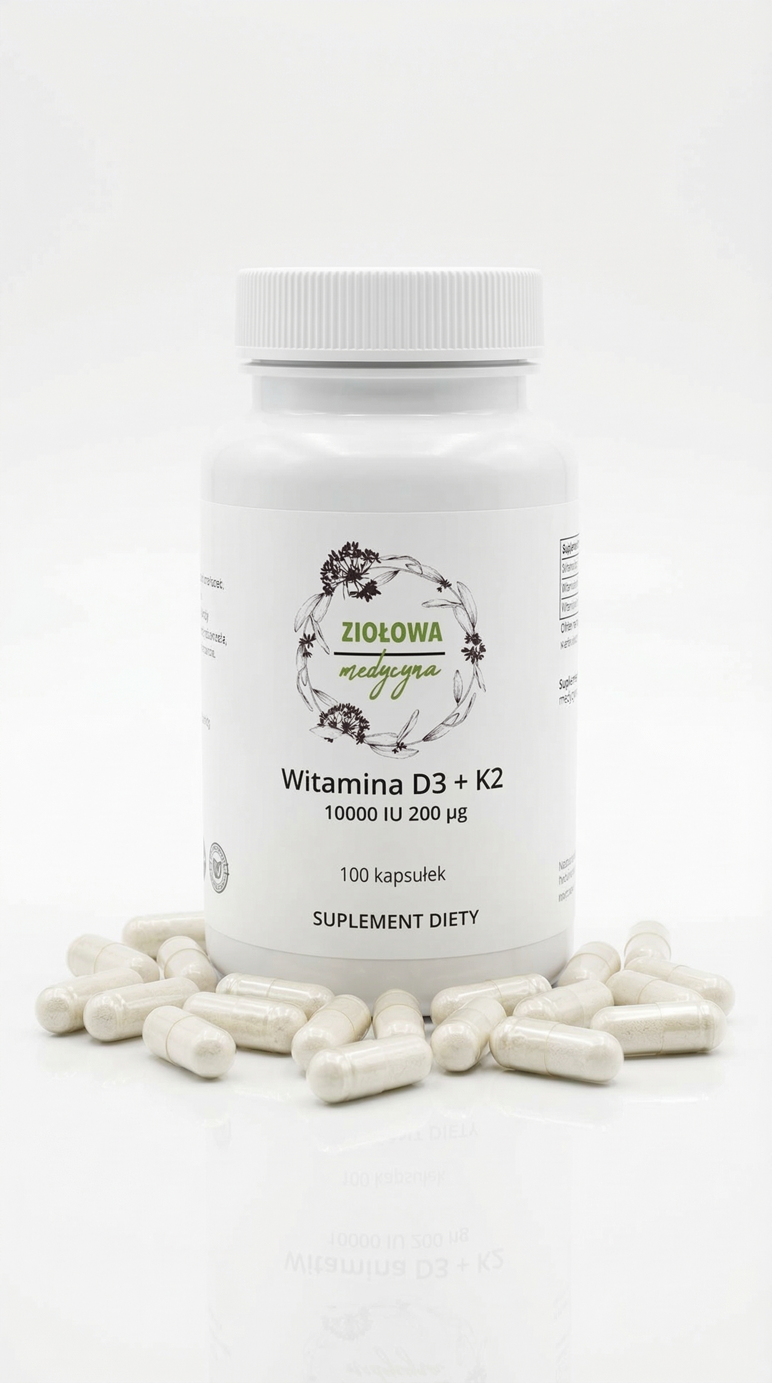 Witamina D3 + K2mk7 z kapsułkami